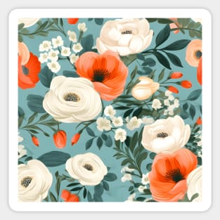 Wedding Flowers Pattern 21 Sticker